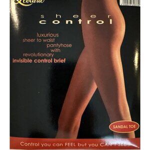 Levante Sheer Control Top Tights Size: 3 Tall Color: Glace